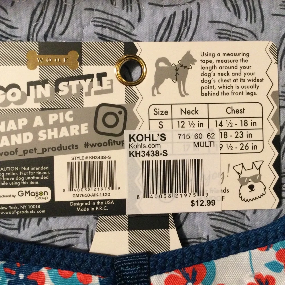 NWT SET - SMALL DOG COLLAR & HARNESS 🦴